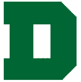 Dartmouth Big Green 1945-2006 Primary Logo decal sticker